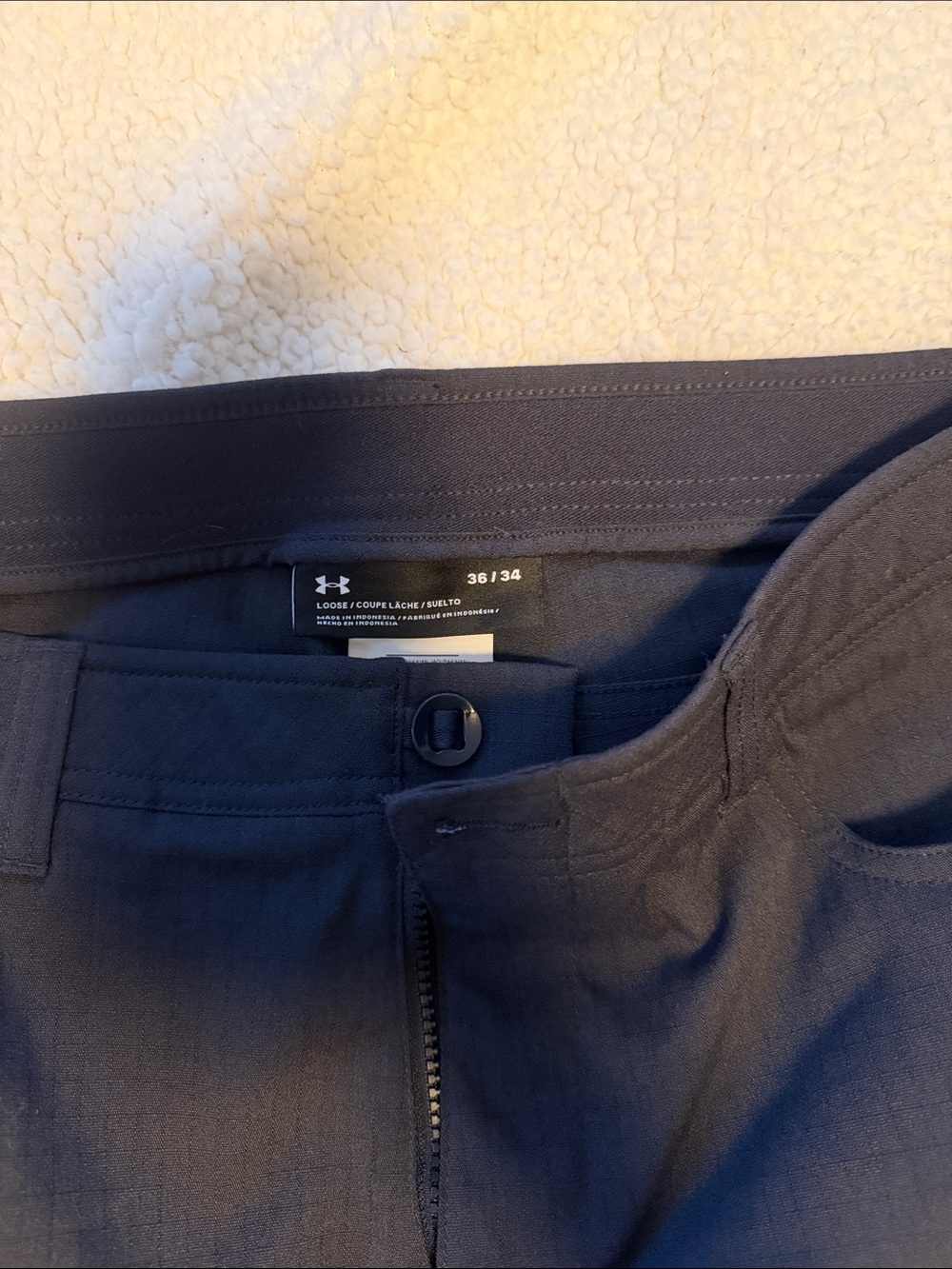 Under Armour Men's Dark Grey Chino-Style Performance Pants/Golf Pants